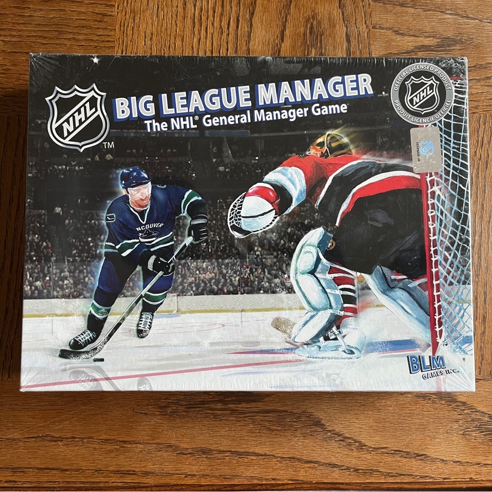 NHL Big League Manager Board Game - New, sealed